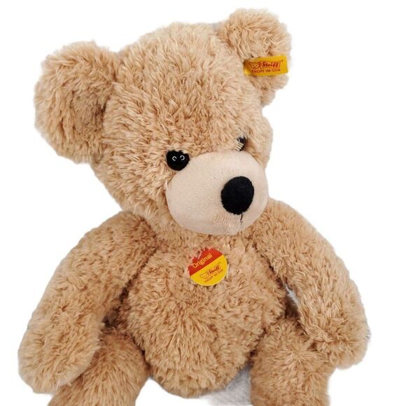 Steiff Fynn Teddy Bear Washable Cuddly Soft 16" 111679 New - Picture 2 of 7